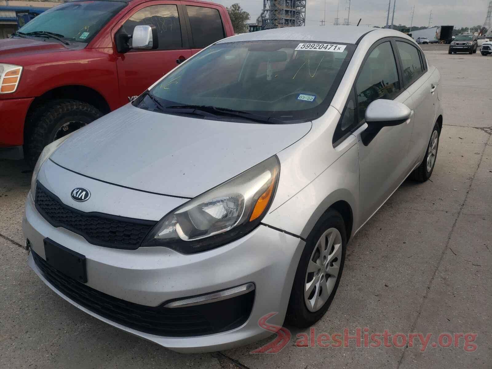 KNADM4A39G6647278 2016 KIA RIO