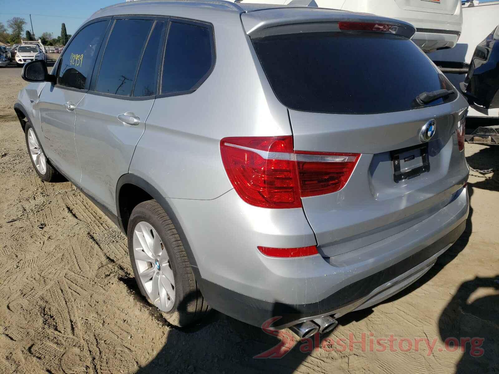 5UXWZ7C39H0V91759 2017 BMW X3