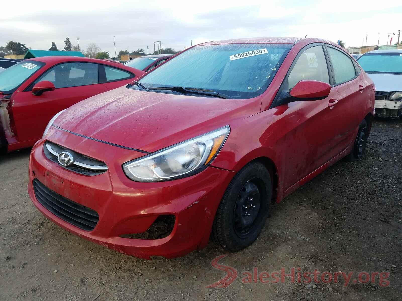 KMHCT4AE9GU112218 2016 HYUNDAI ACCENT