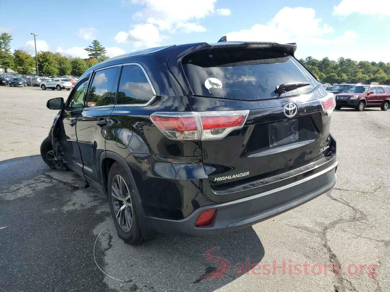 5TDJKRFHXGS318943 2016 TOYOTA HIGHLANDER