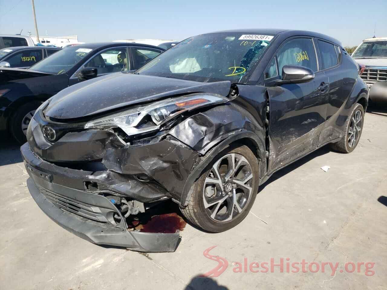 NMTKHMBXXJR017386 2018 TOYOTA C-HR