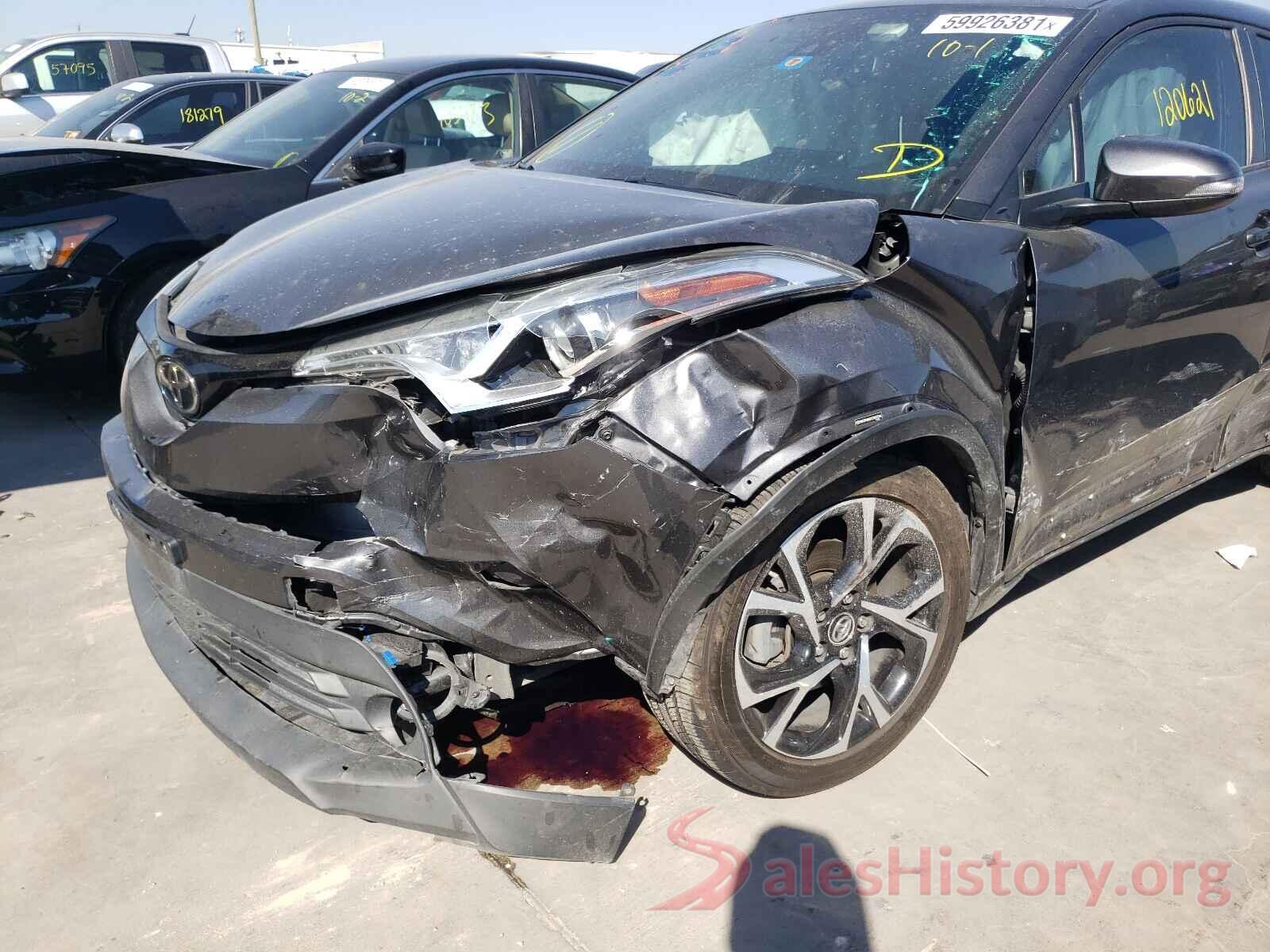 NMTKHMBXXJR017386 2018 TOYOTA C-HR