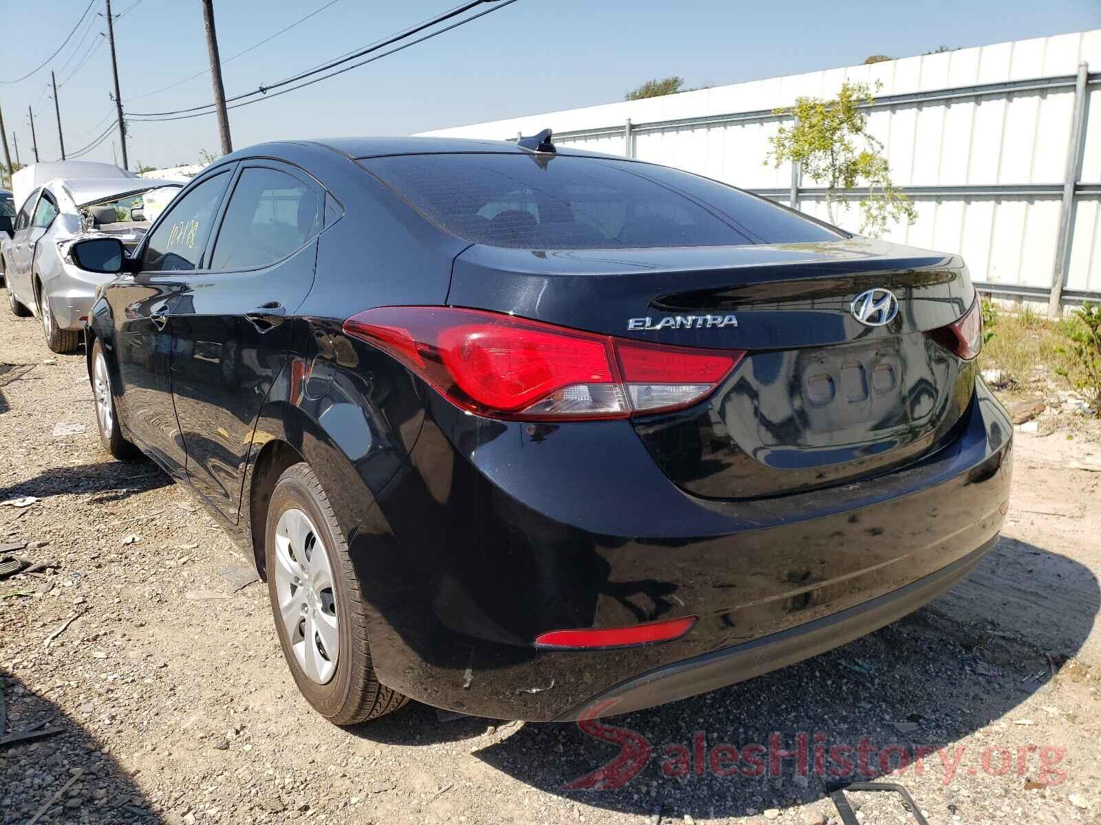 5NPDH4AE6GH662979 2016 HYUNDAI ELANTRA