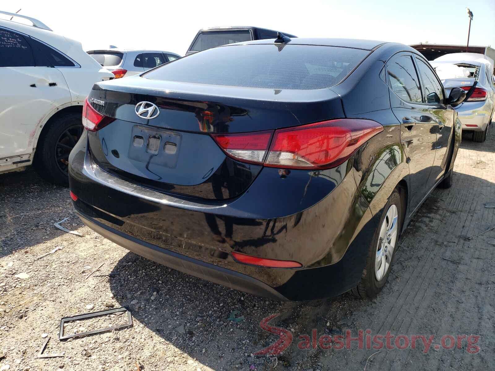 5NPDH4AE6GH662979 2016 HYUNDAI ELANTRA