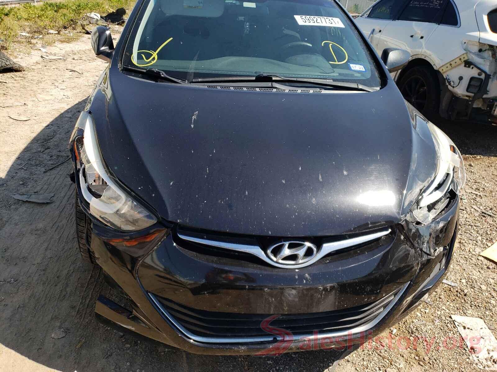 5NPDH4AE6GH662979 2016 HYUNDAI ELANTRA