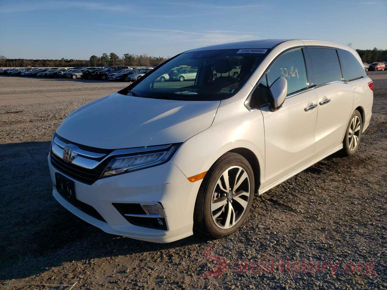 5FNRL6H95JB109299 2018 HONDA ODYSSEY