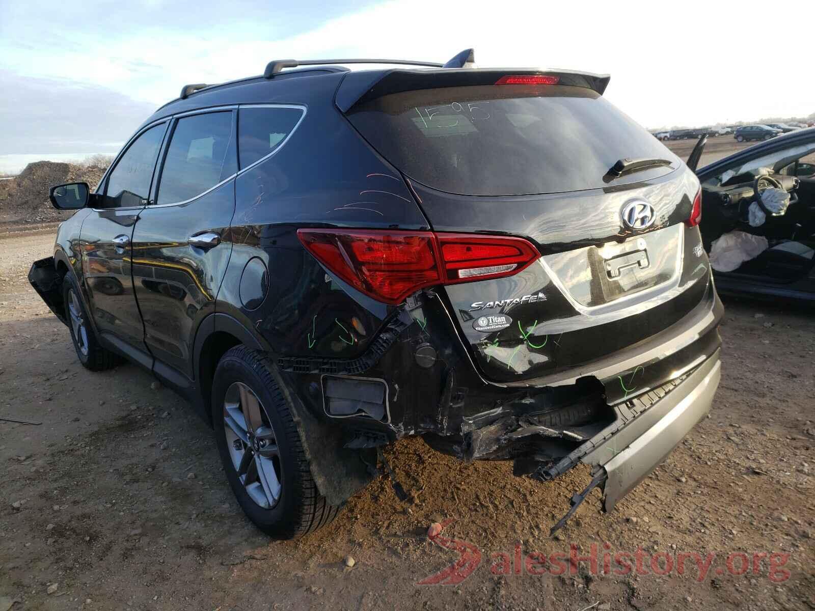 5NMZUDLB5HH007425 2017 HYUNDAI SANTA FE