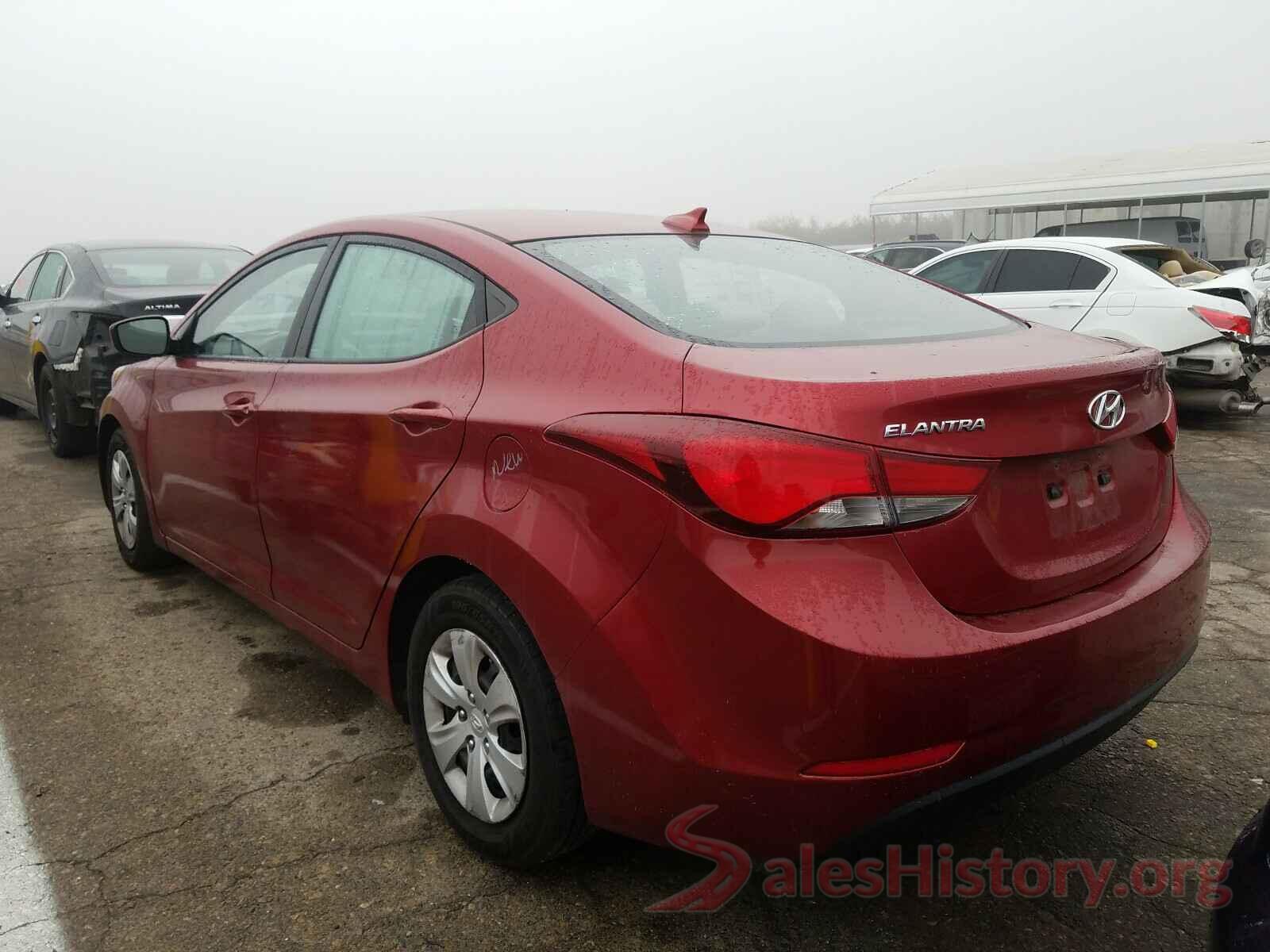 5NPDH4AE5GH698680 2016 HYUNDAI ELANTRA