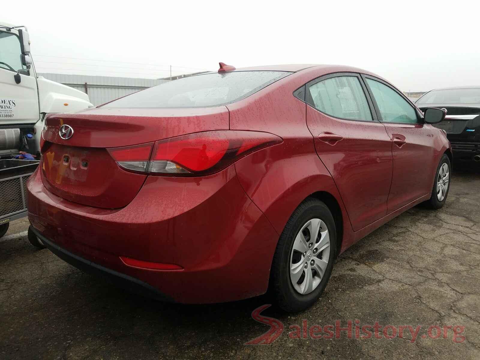 5NPDH4AE5GH698680 2016 HYUNDAI ELANTRA