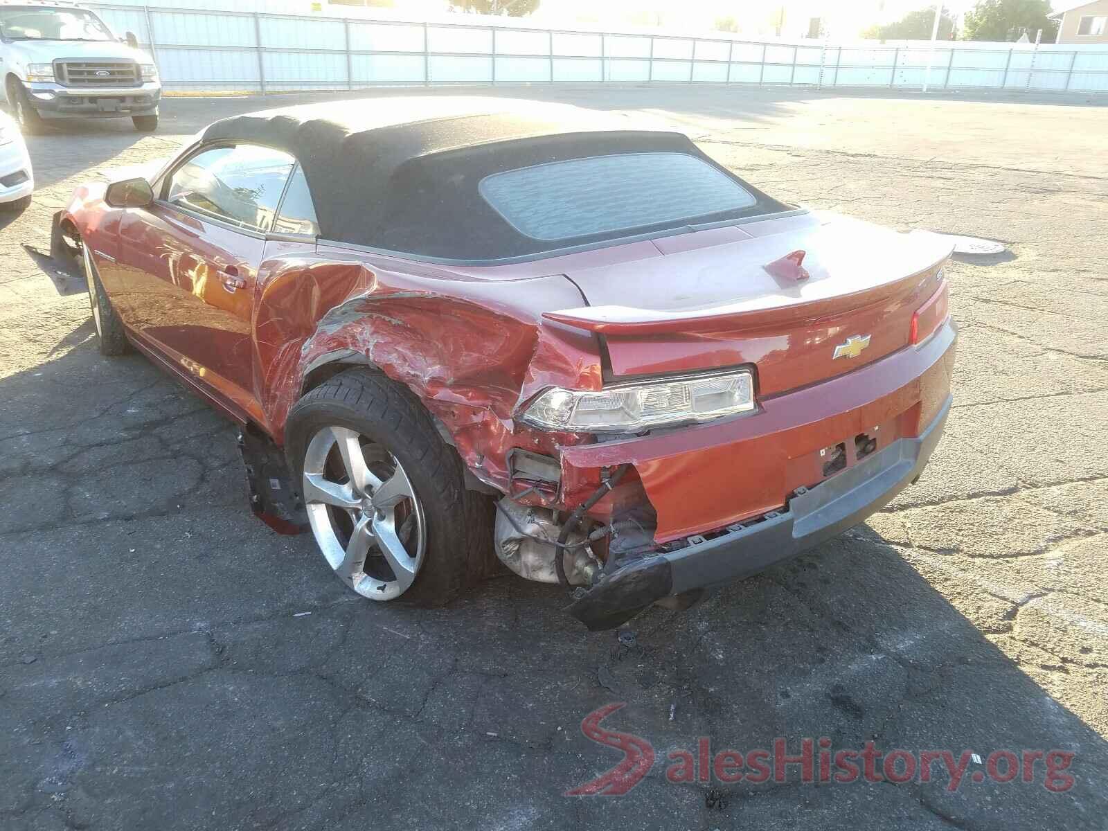 2G1FK3DJ9F9126664 2015 CHEVROLET CAMARO