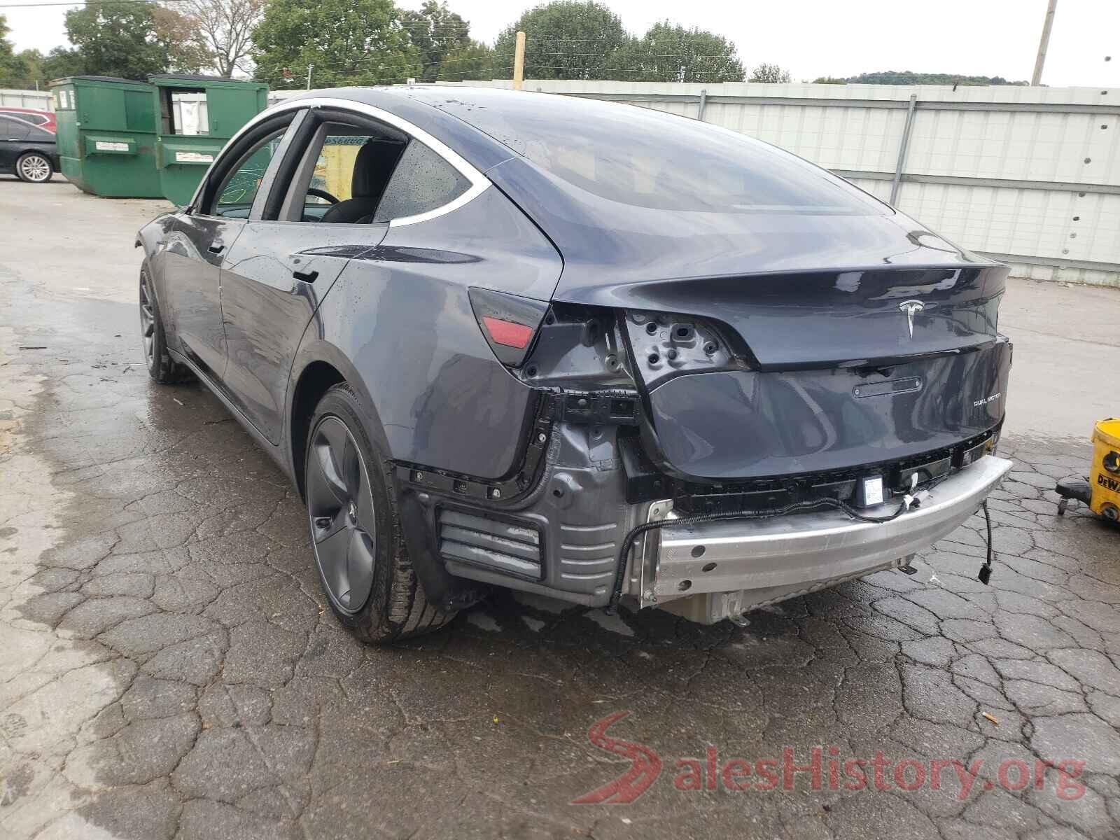 5YJ3E1EB5LF784132 2020 TESLA MODEL 3