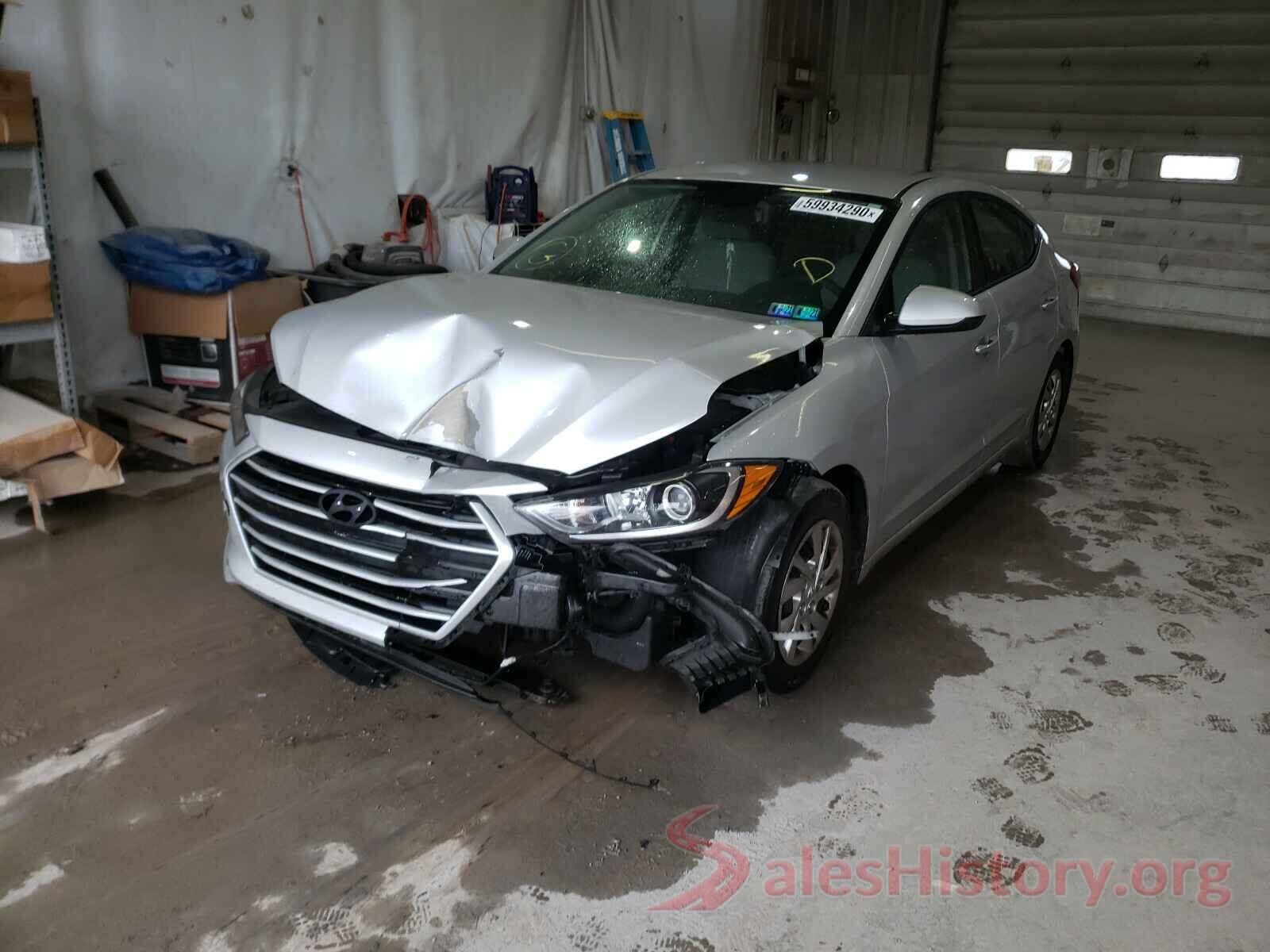 KMHD74LF3HU072668 2017 HYUNDAI ELANTRA