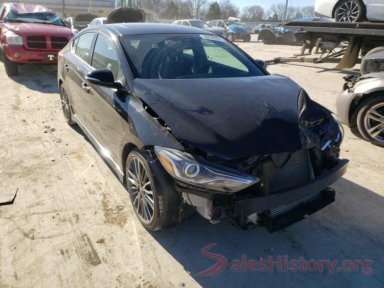 KMHD04LB5JU615414 2018 HYUNDAI ELANTRA