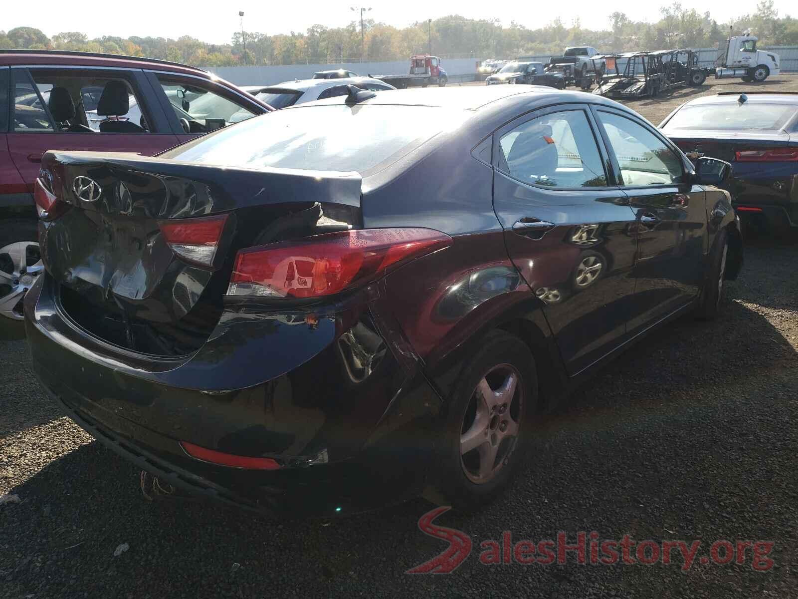 KMHDH4AE2GU599655 2016 HYUNDAI ELANTRA