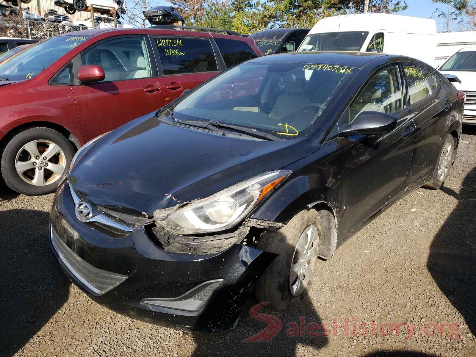 KMHDH4AE2GU599655 2016 HYUNDAI ELANTRA