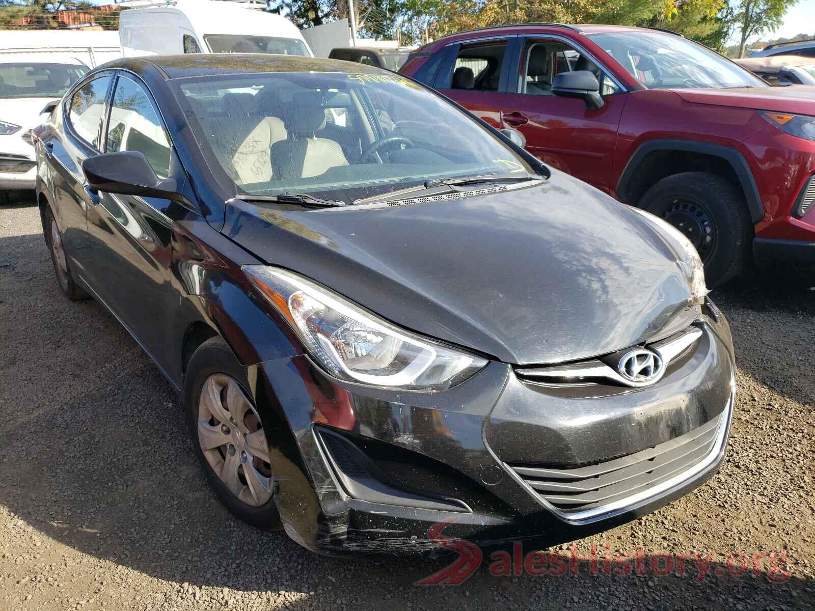 KMHDH4AE2GU599655 2016 HYUNDAI ELANTRA