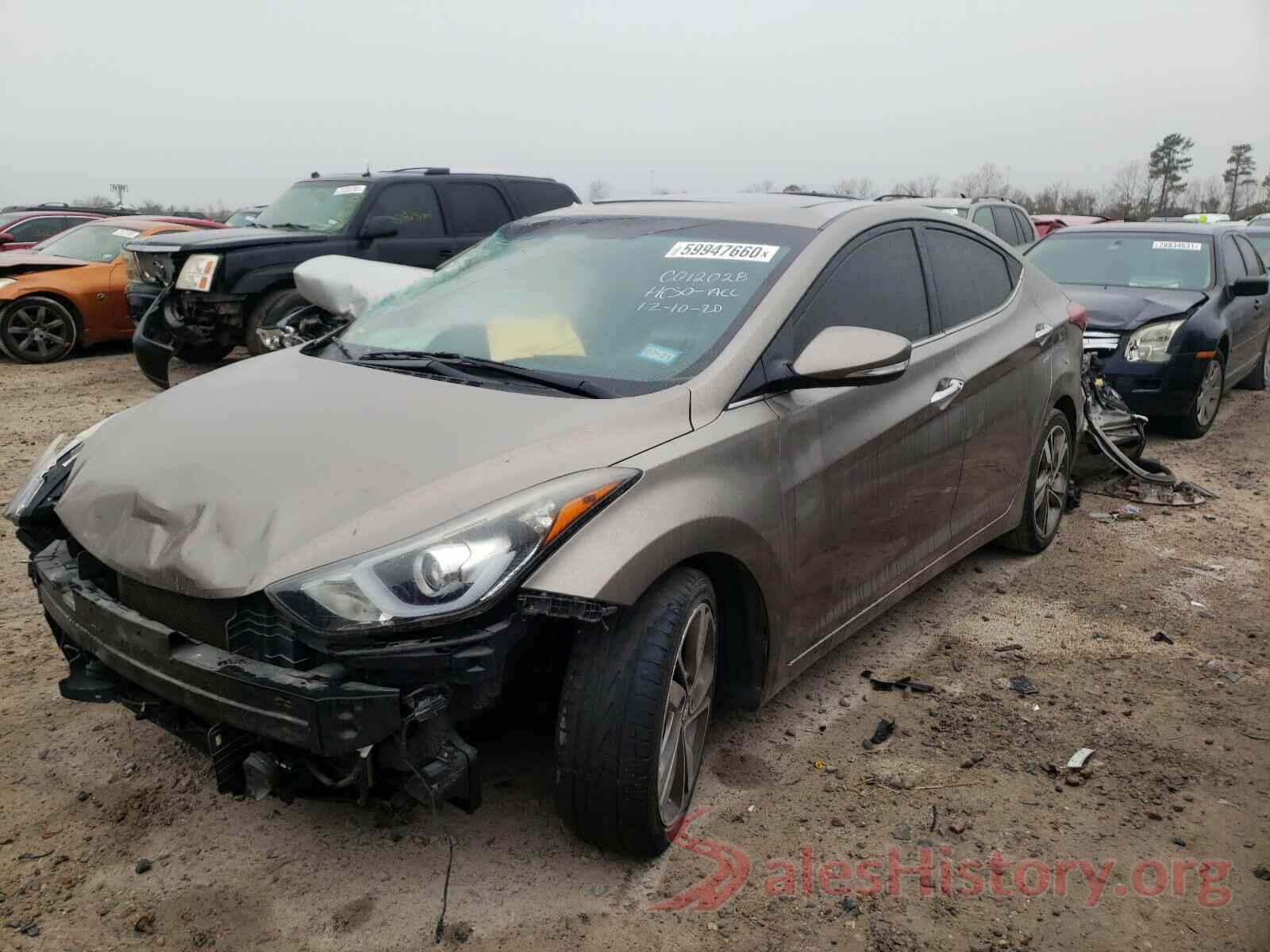 5NPDH4AE7GH743716 2016 HYUNDAI ELANTRA