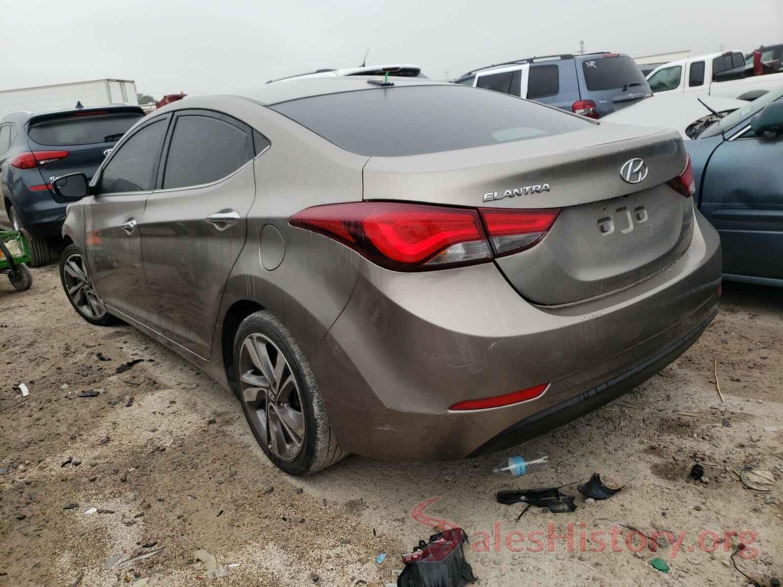 5NPDH4AE7GH743716 2016 HYUNDAI ELANTRA