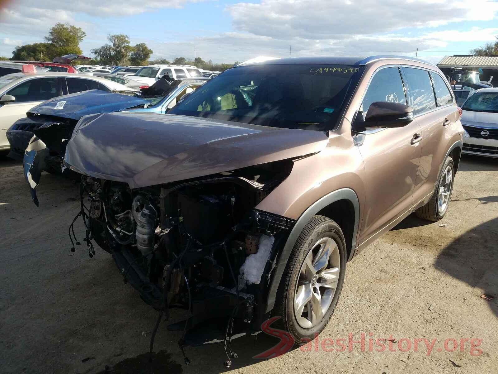 5TDYZRFH4HS194129 2017 TOYOTA HIGHLANDER