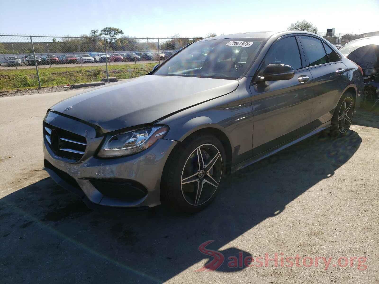 55SWF4KB0JU259832 2018 MERCEDES-BENZ C CLASS