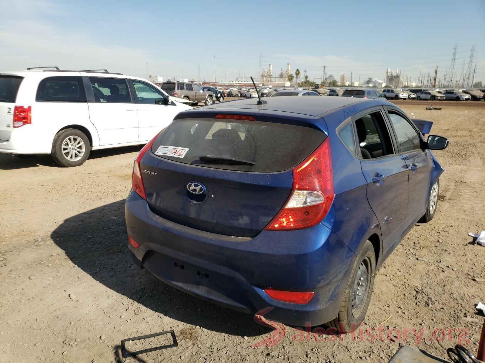 KMHCT5AE1GU274964 2016 HYUNDAI ACCENT