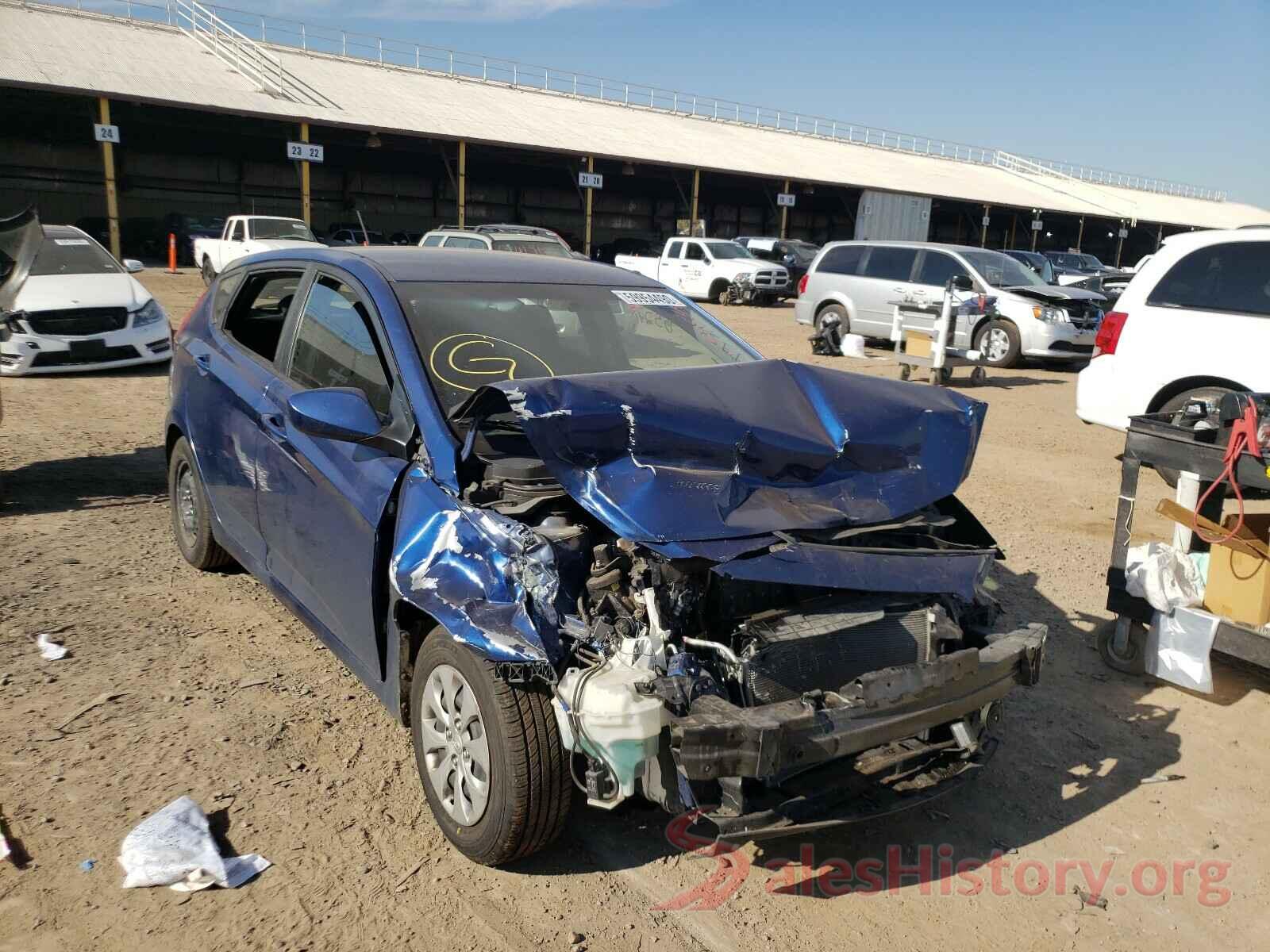 KMHCT5AE1GU274964 2016 HYUNDAI ACCENT