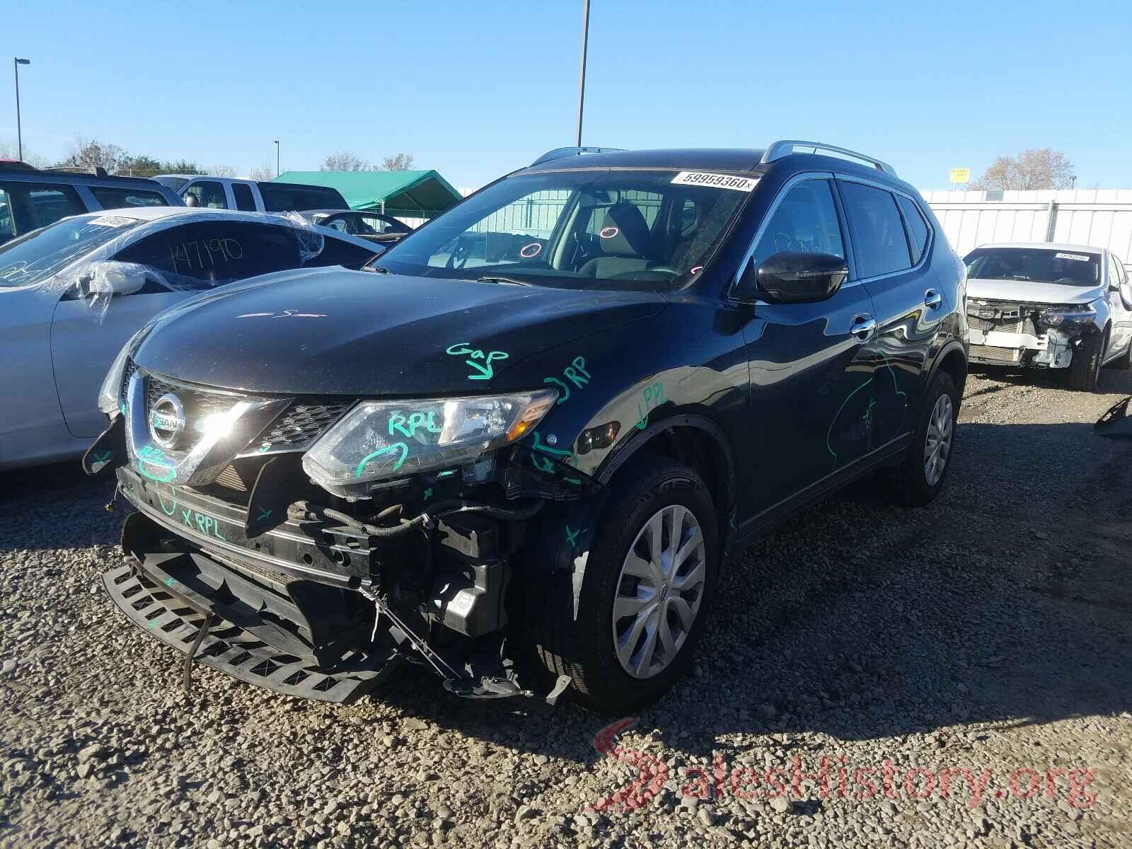 KNMAT2MV8GP623915 2016 NISSAN ROGUE