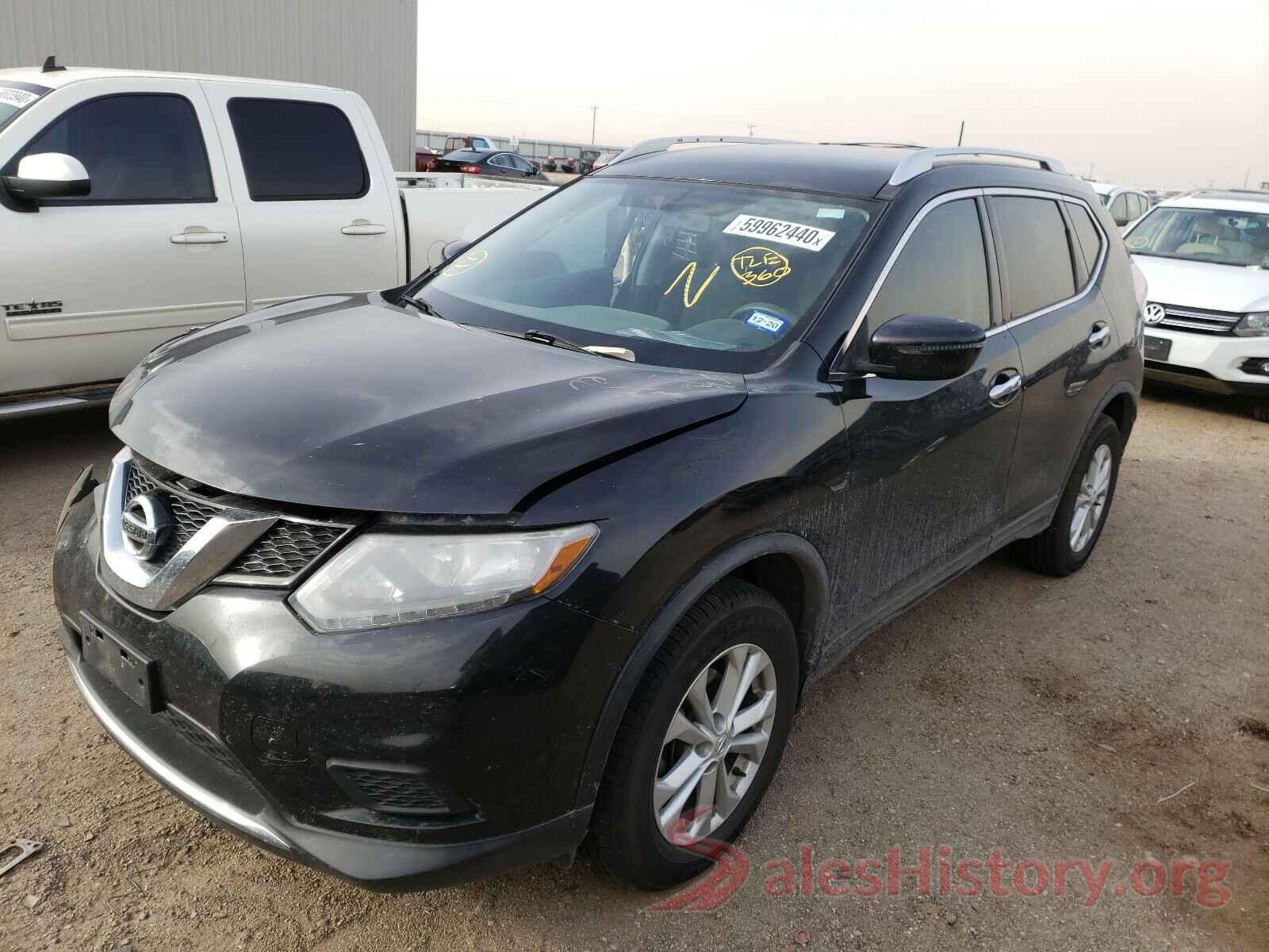 KNMAT2MV6GP724791 2016 NISSAN ROGUE