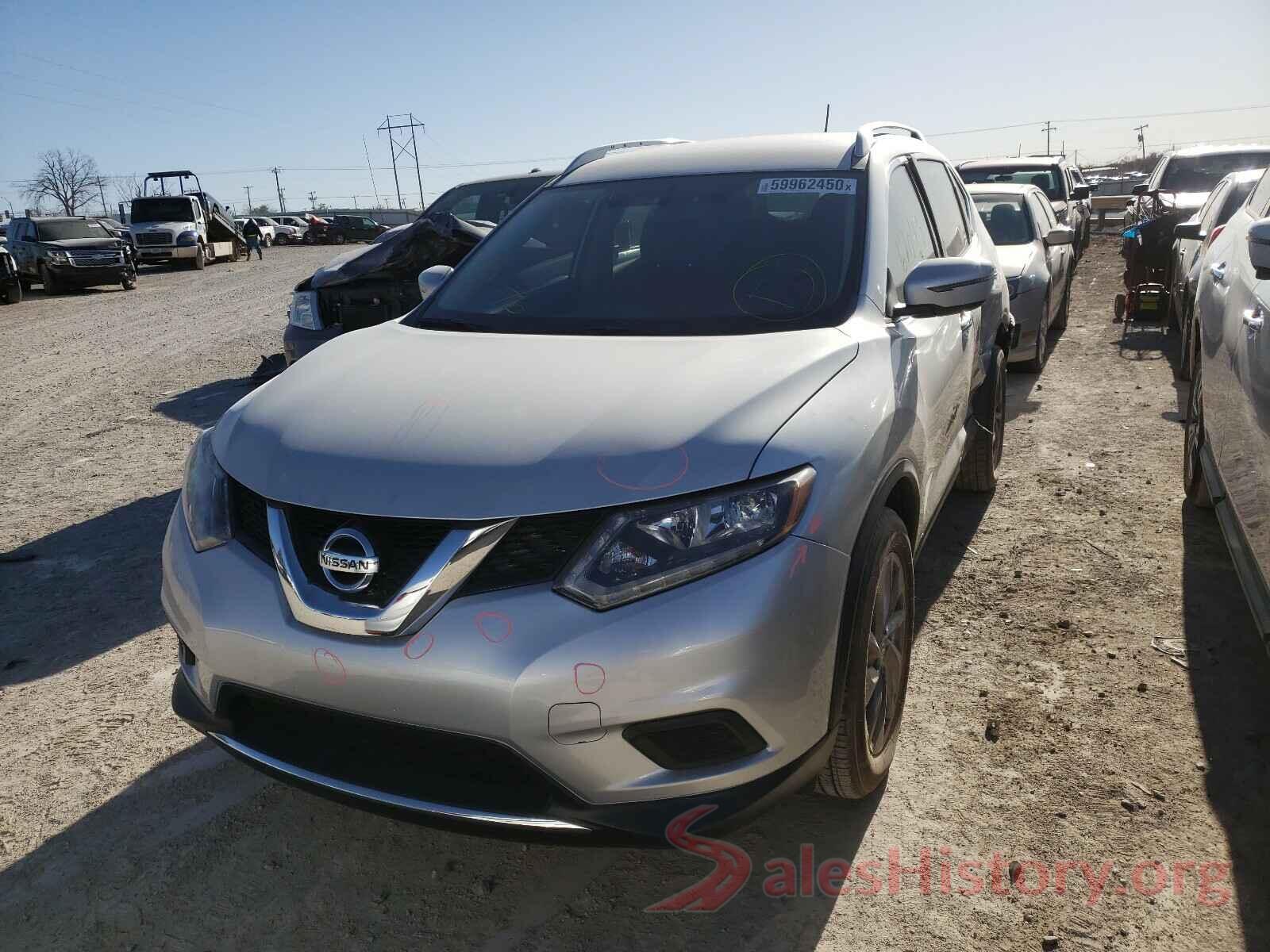 KNMAT2MT3GP659591 2016 NISSAN ROGUE