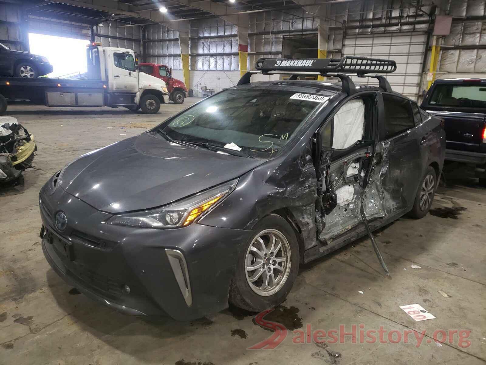 JTDL9RFU6K3005853 2019 TOYOTA PRIUS