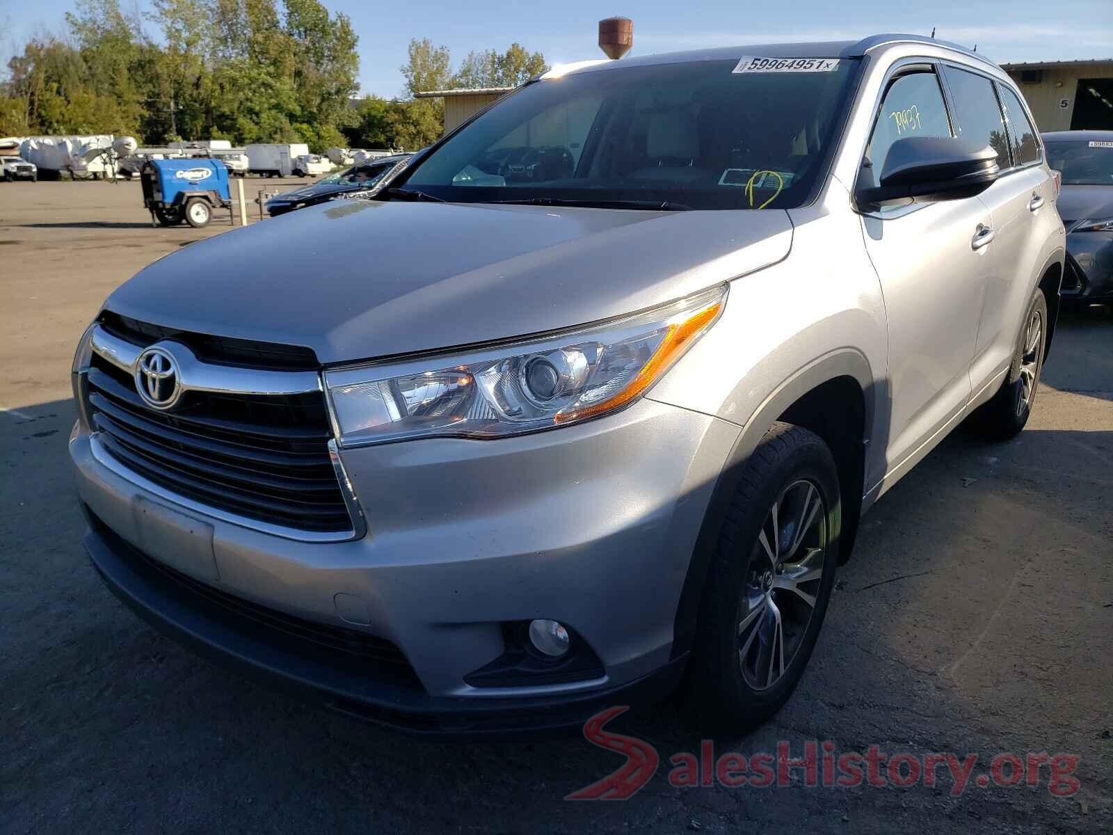 5TDJKRFH9GS344272 2016 TOYOTA HIGHLANDER