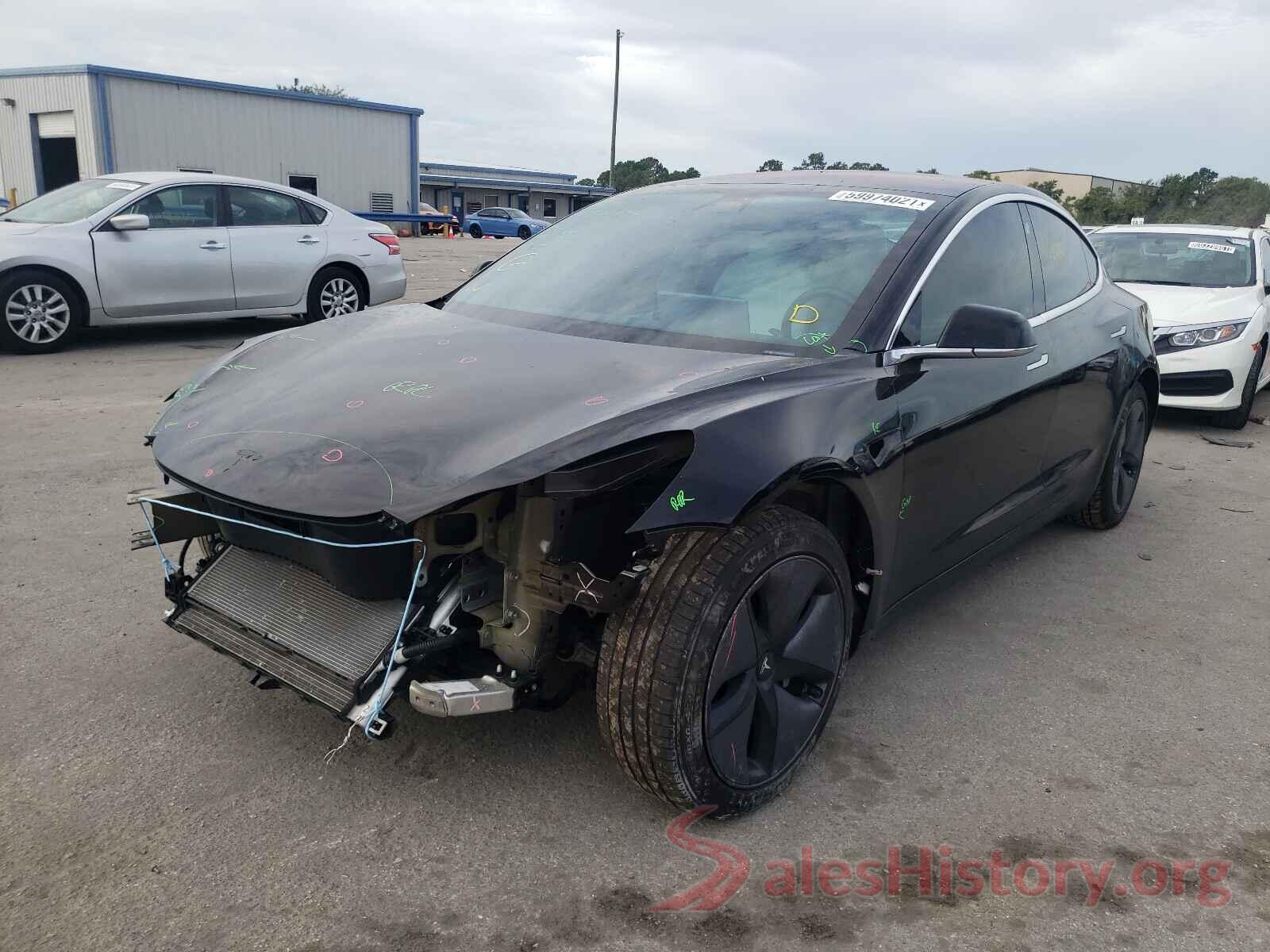 5YJ3E1EA1KF314816 2019 TESLA MODEL 3