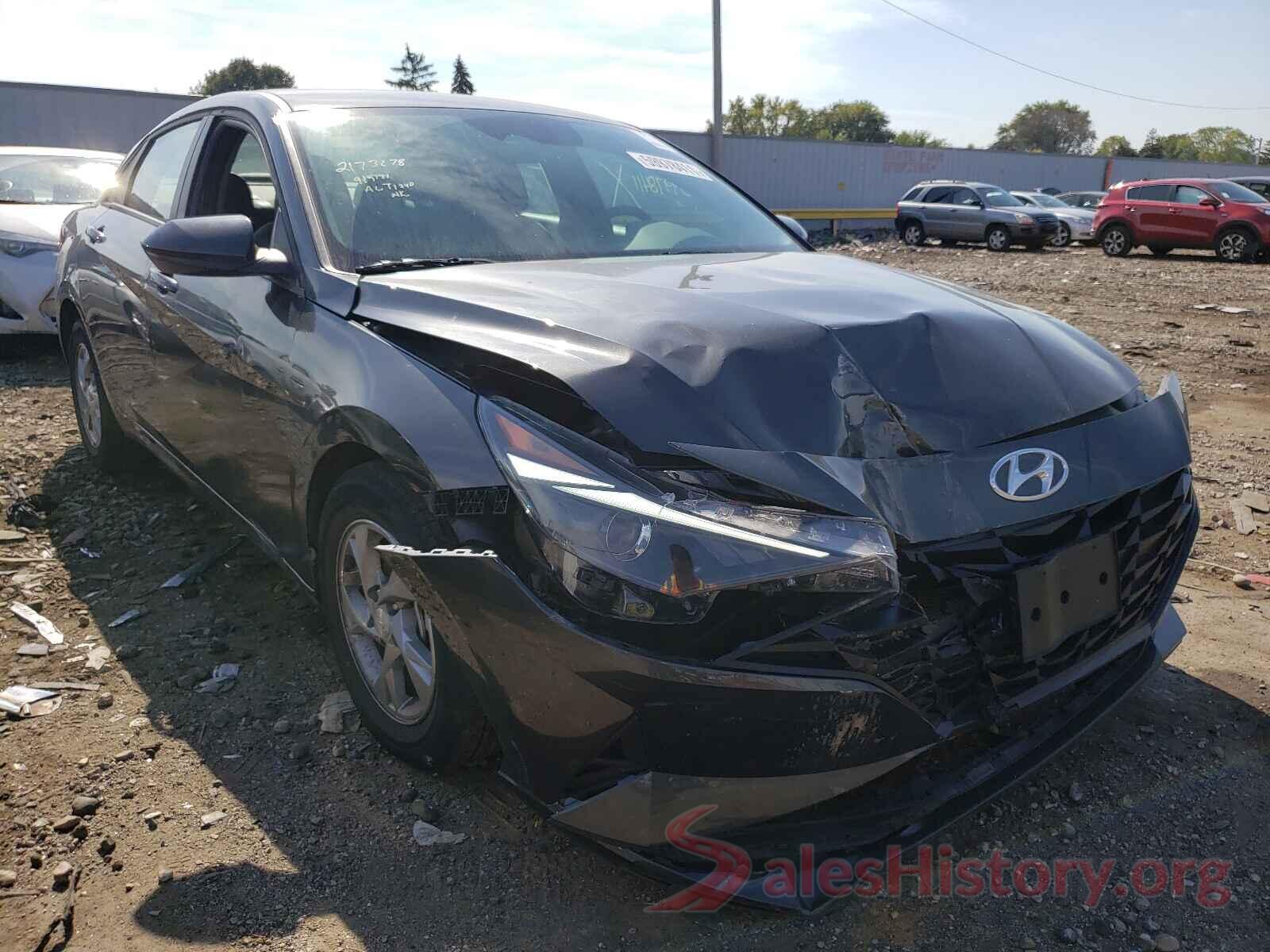 5NPLL4AG1MH034626 2021 HYUNDAI ELANTRA