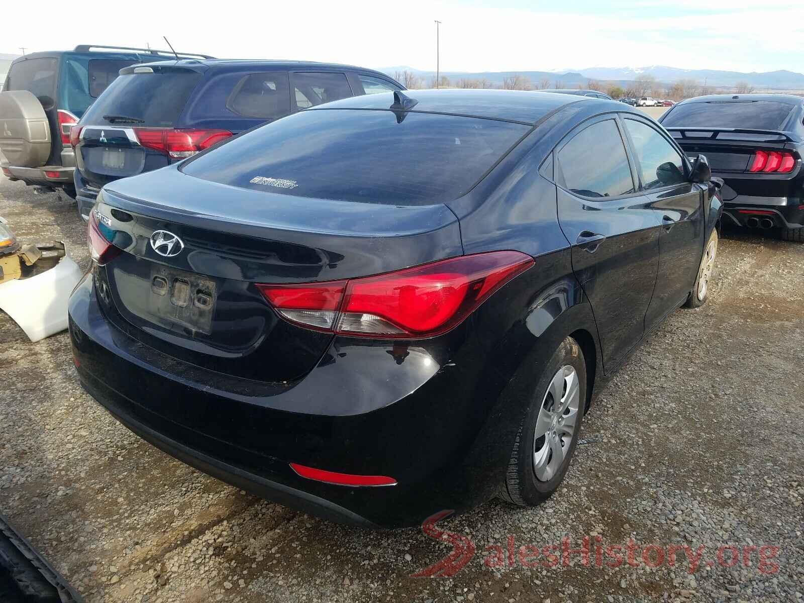 5NPDH4AEXGH747243 2016 HYUNDAI ELANTRA