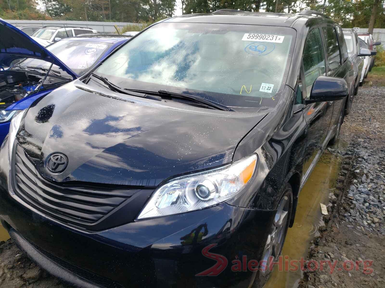 5TDYZ3DC2HS770286 2017 TOYOTA SIENNA