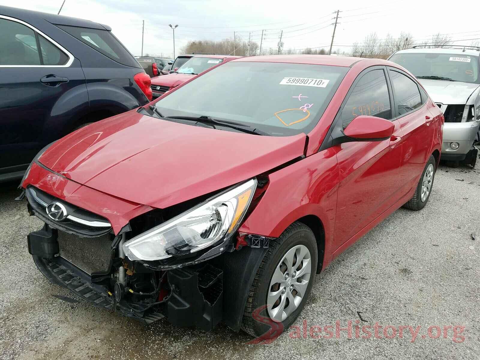 KMHCT4AE2GU958545 2016 HYUNDAI ACCENT