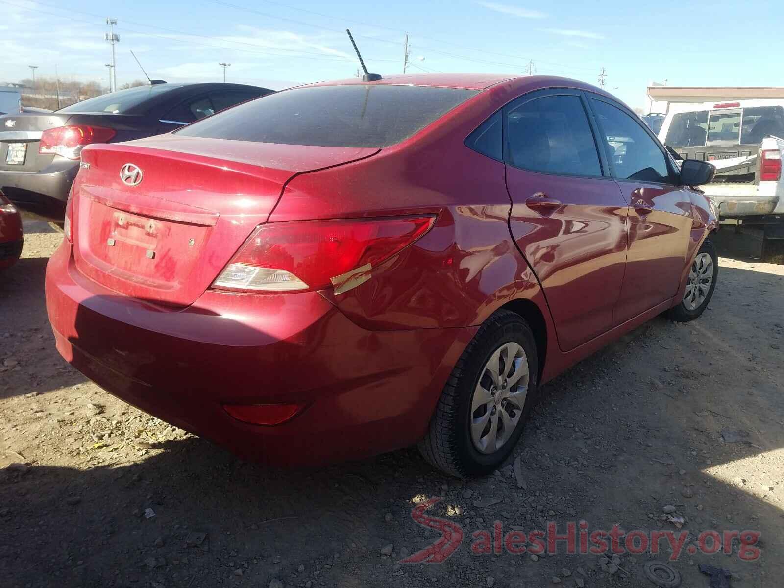 KMHCT4AE2GU958545 2016 HYUNDAI ACCENT