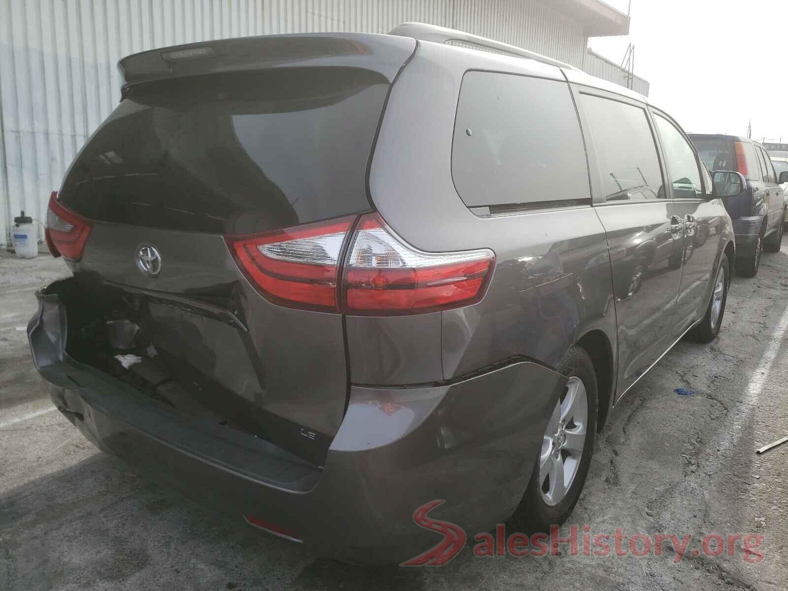 5TDKZ3DC2HS811702 2017 TOYOTA SIENNA