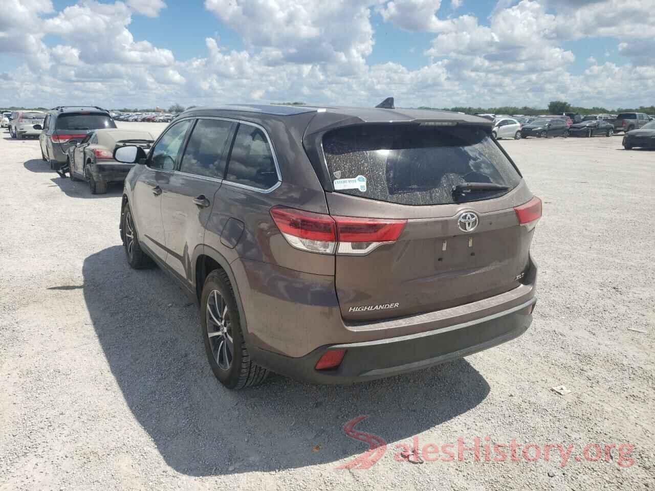 5TDKZRFHXJS255169 2018 TOYOTA HIGHLANDER