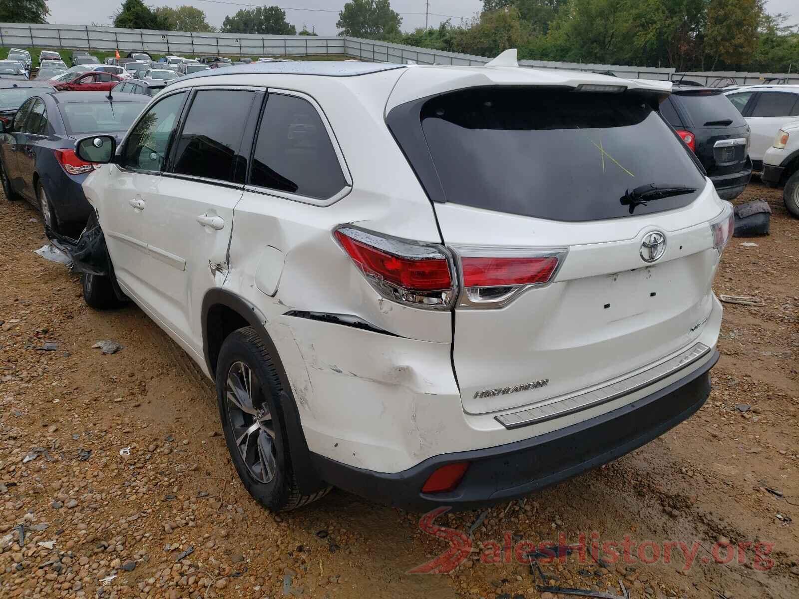 5TDJKRFH5GS336640 2016 TOYOTA HIGHLANDER