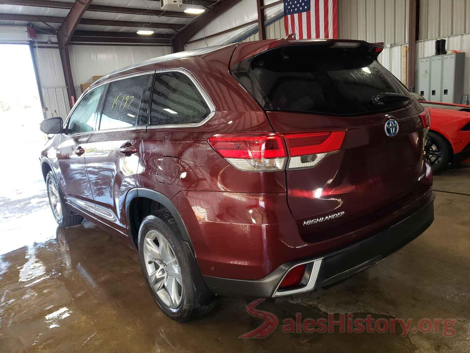 5TDDGRFH6KS055924 2019 TOYOTA HIGHLANDER