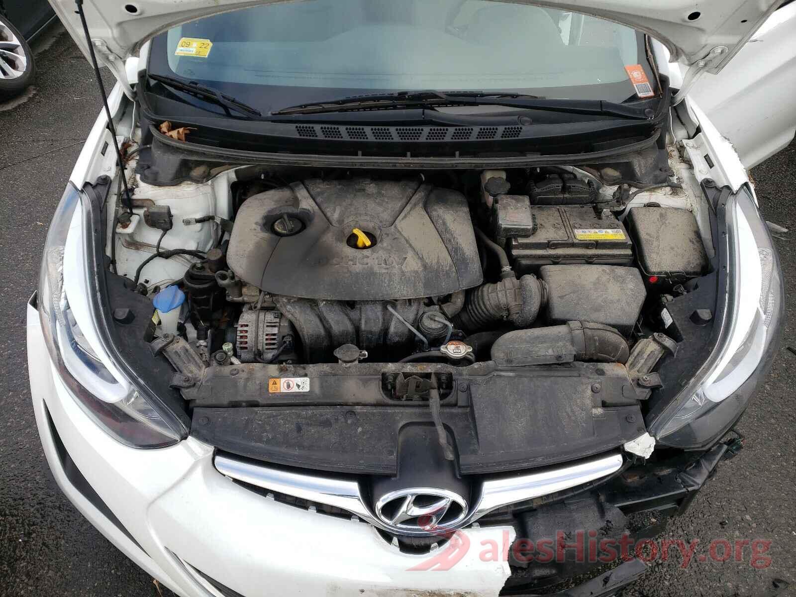 5NPDH4AE6GH751144 2016 HYUNDAI ELANTRA