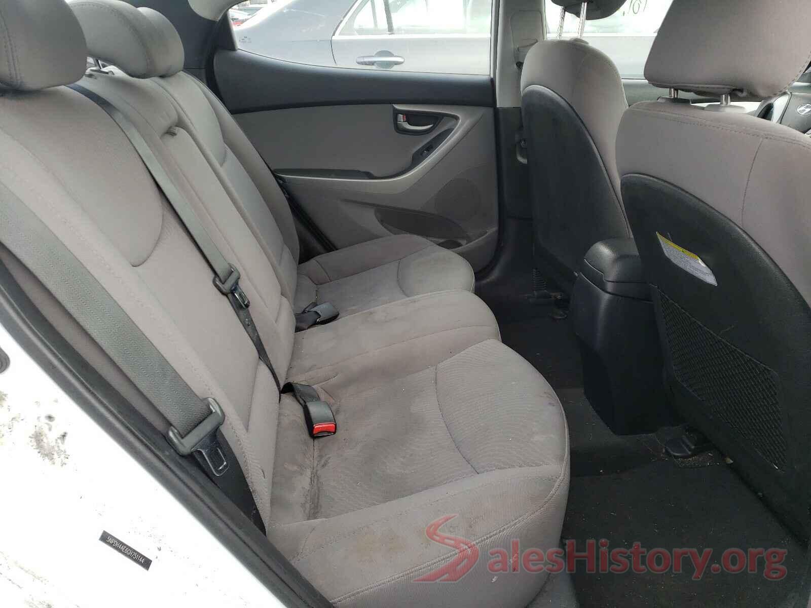 5NPDH4AE6GH751144 2016 HYUNDAI ELANTRA