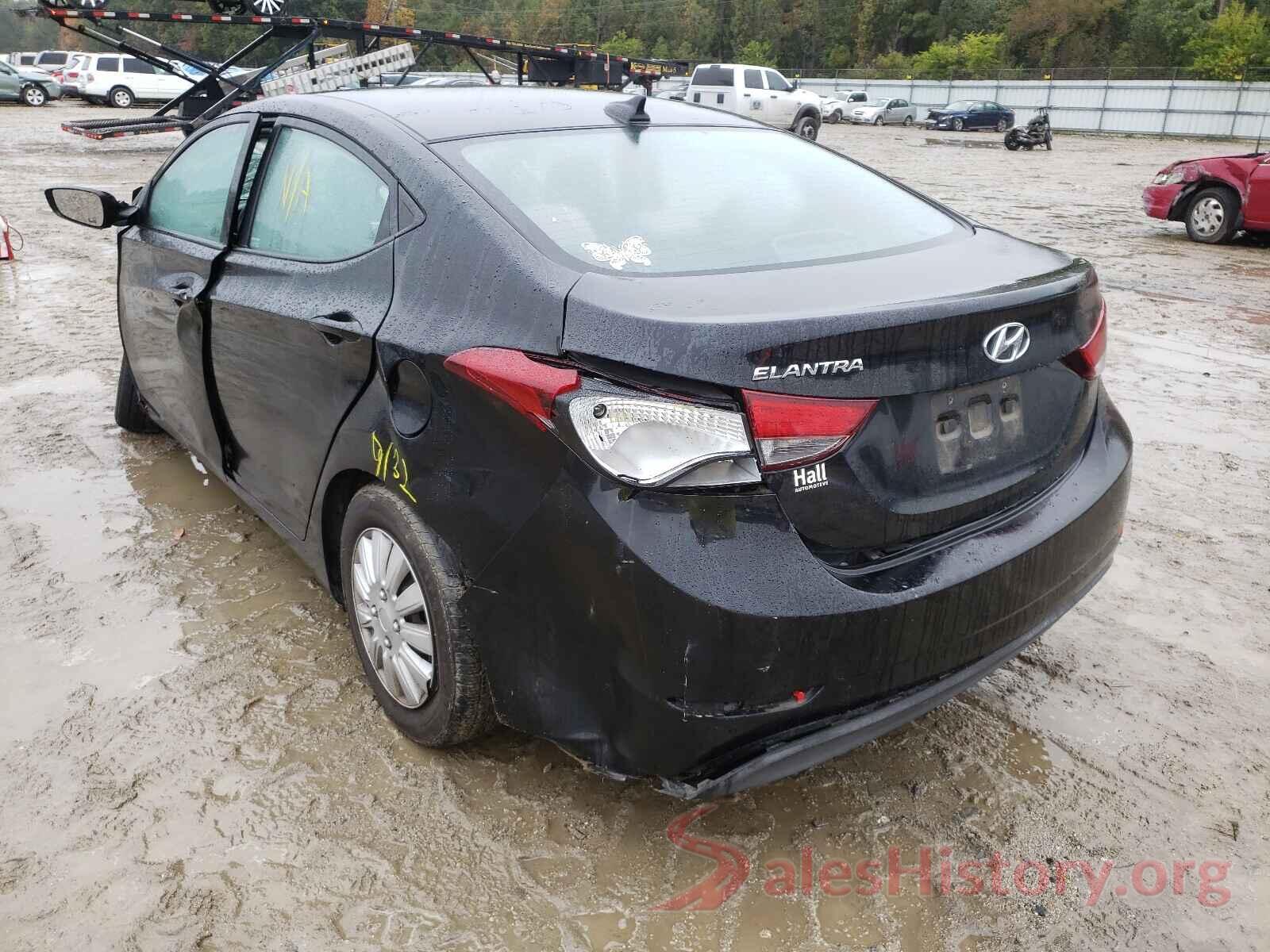 5NPDH4AEXGH724089 2016 HYUNDAI ELANTRA