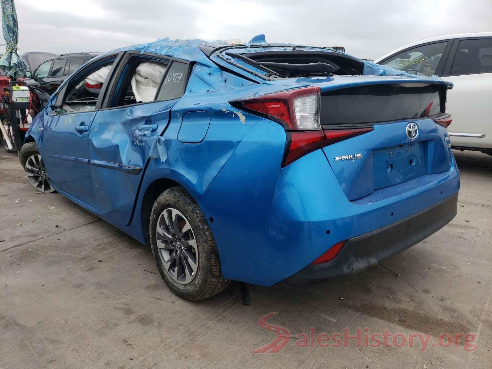 JTDKARFUXK3085547 2019 TOYOTA PRIUS