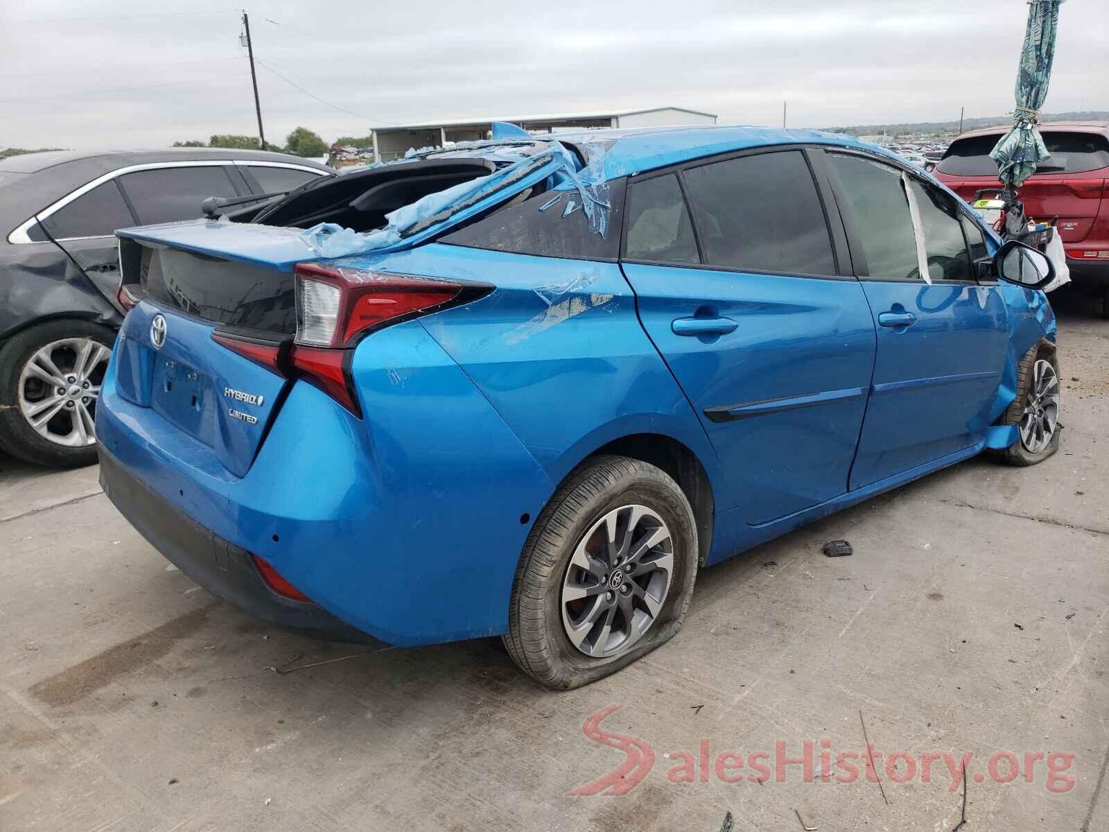 JTDKARFUXK3085547 2019 TOYOTA PRIUS