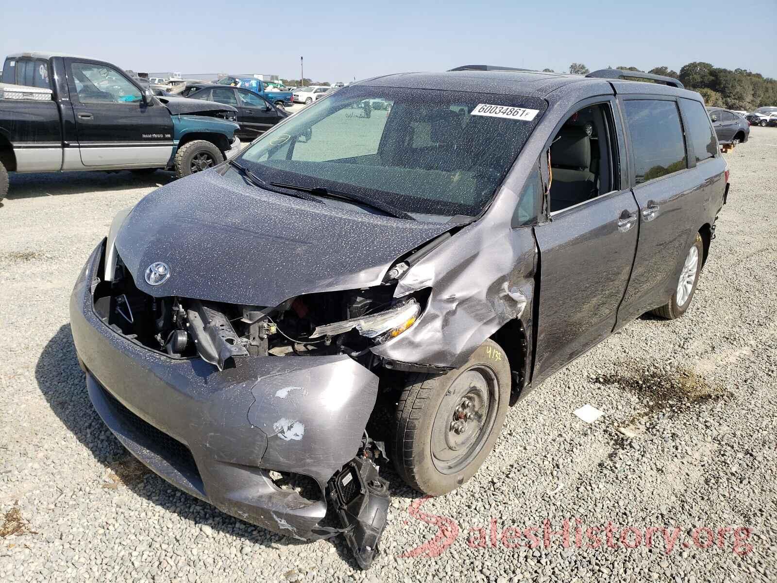 5TDYK3DC8GS692129 2016 TOYOTA SIENNA