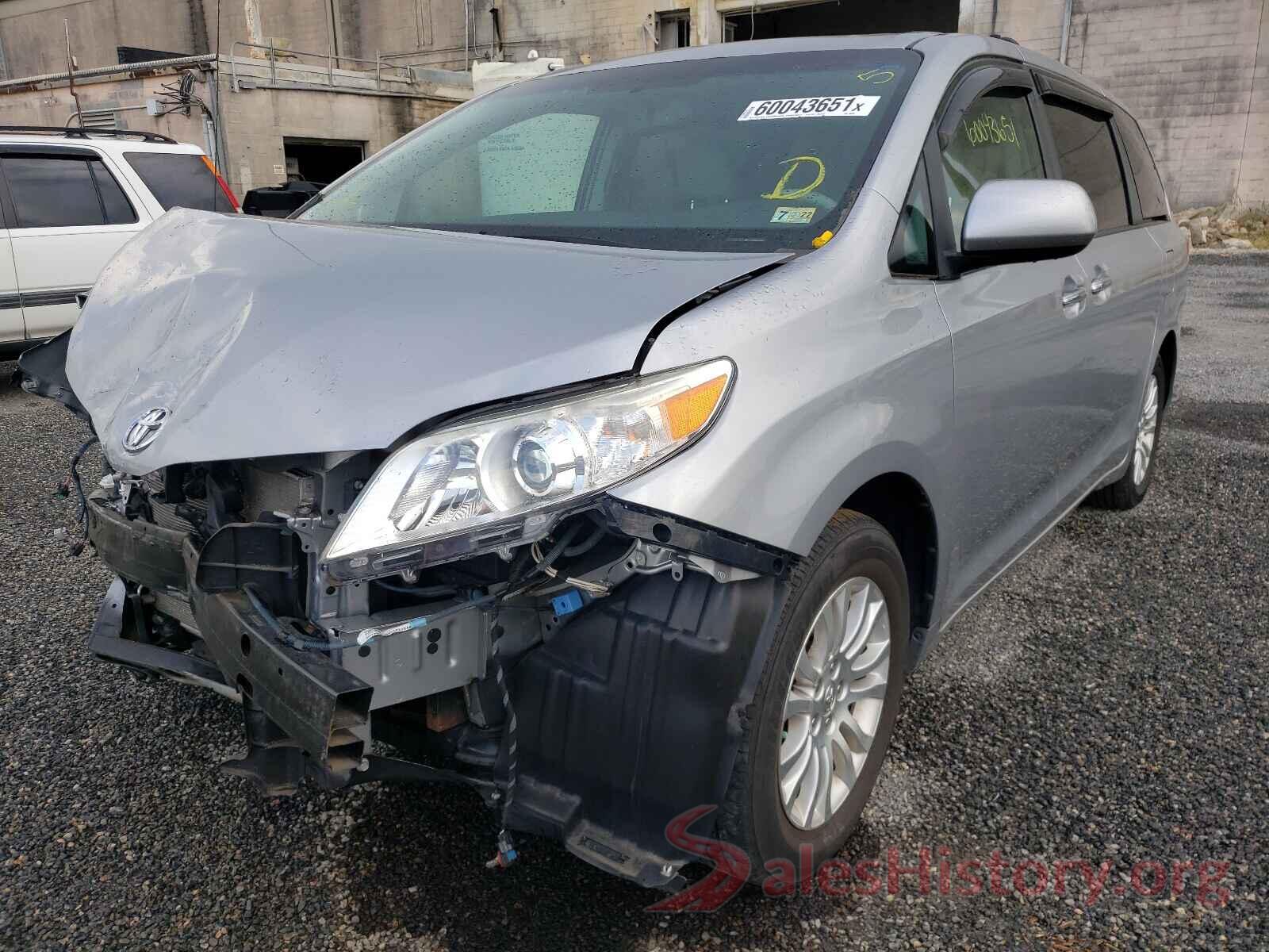 5TDYK3DC1ES460422 2014 TOYOTA SIENNA