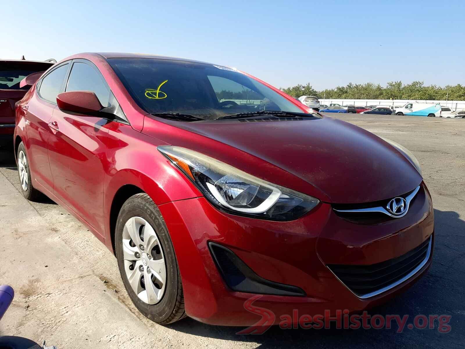 5NPDH4AE2GH710963 2016 HYUNDAI ELANTRA