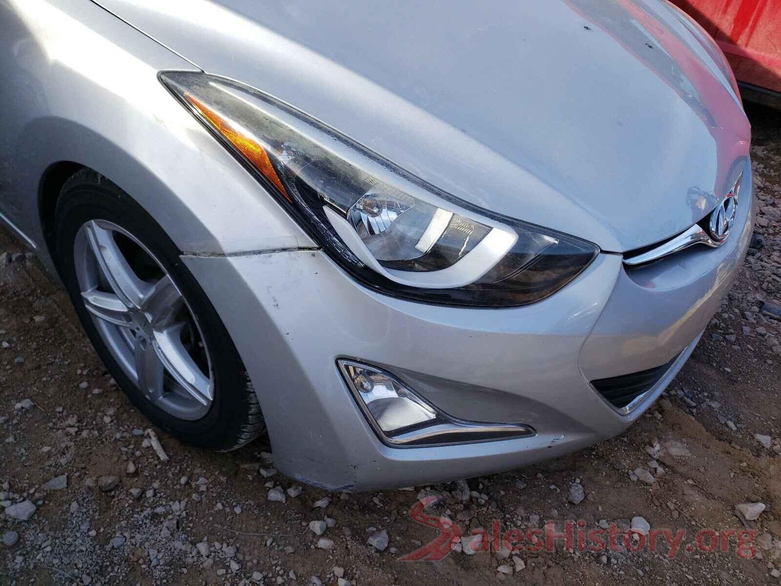 5NPDH4AE8GH660067 2016 HYUNDAI ELANTRA